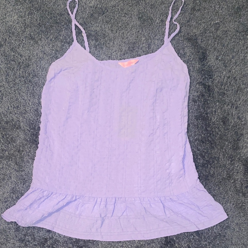 Lilly Pulitzer Coral Tank Top in the color Lilly’s Lilac size M NWT